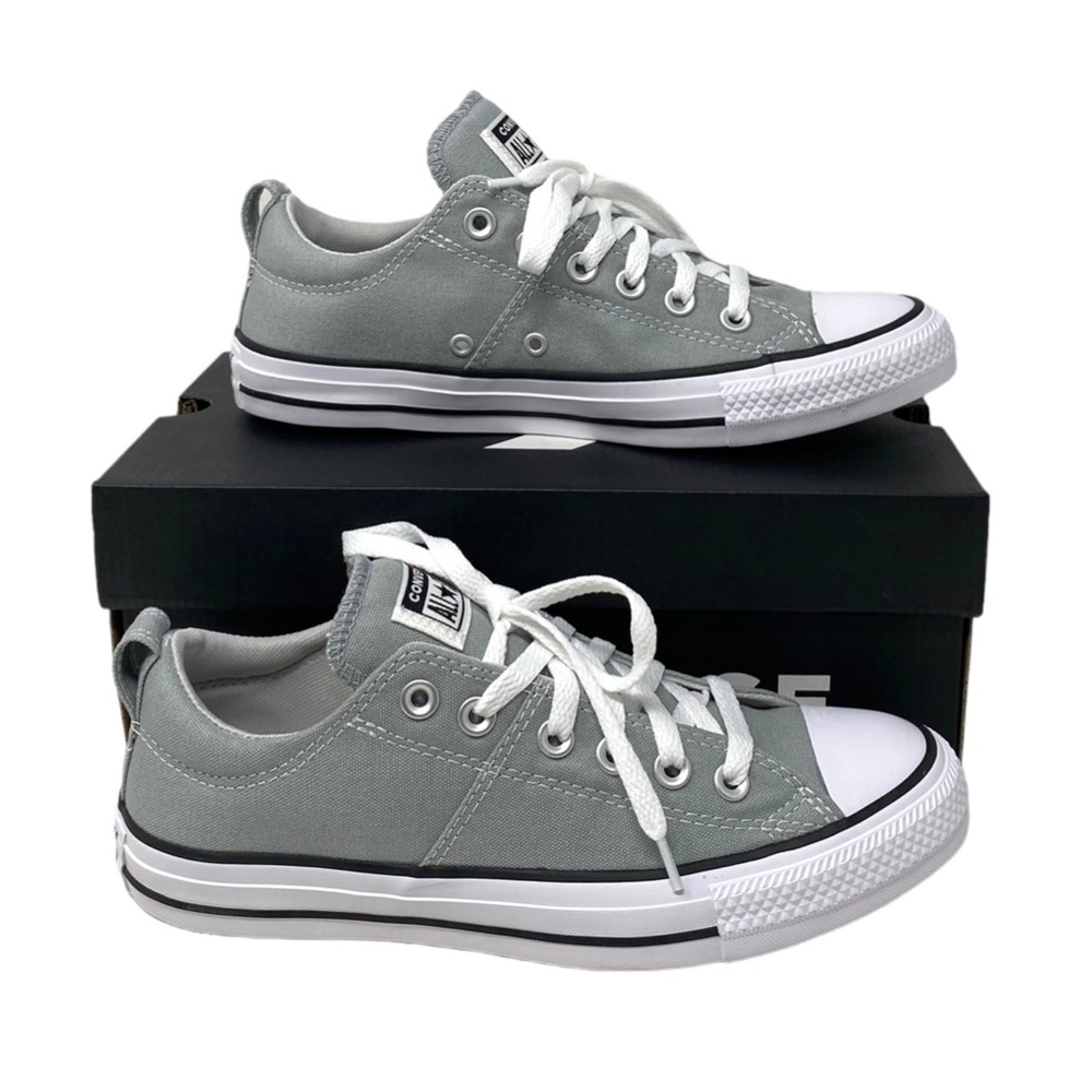 Converse Chuck Taylor Madison Low Top Skate Shoes Canvas Gray Women Size A01690F - Picture 6 of 10